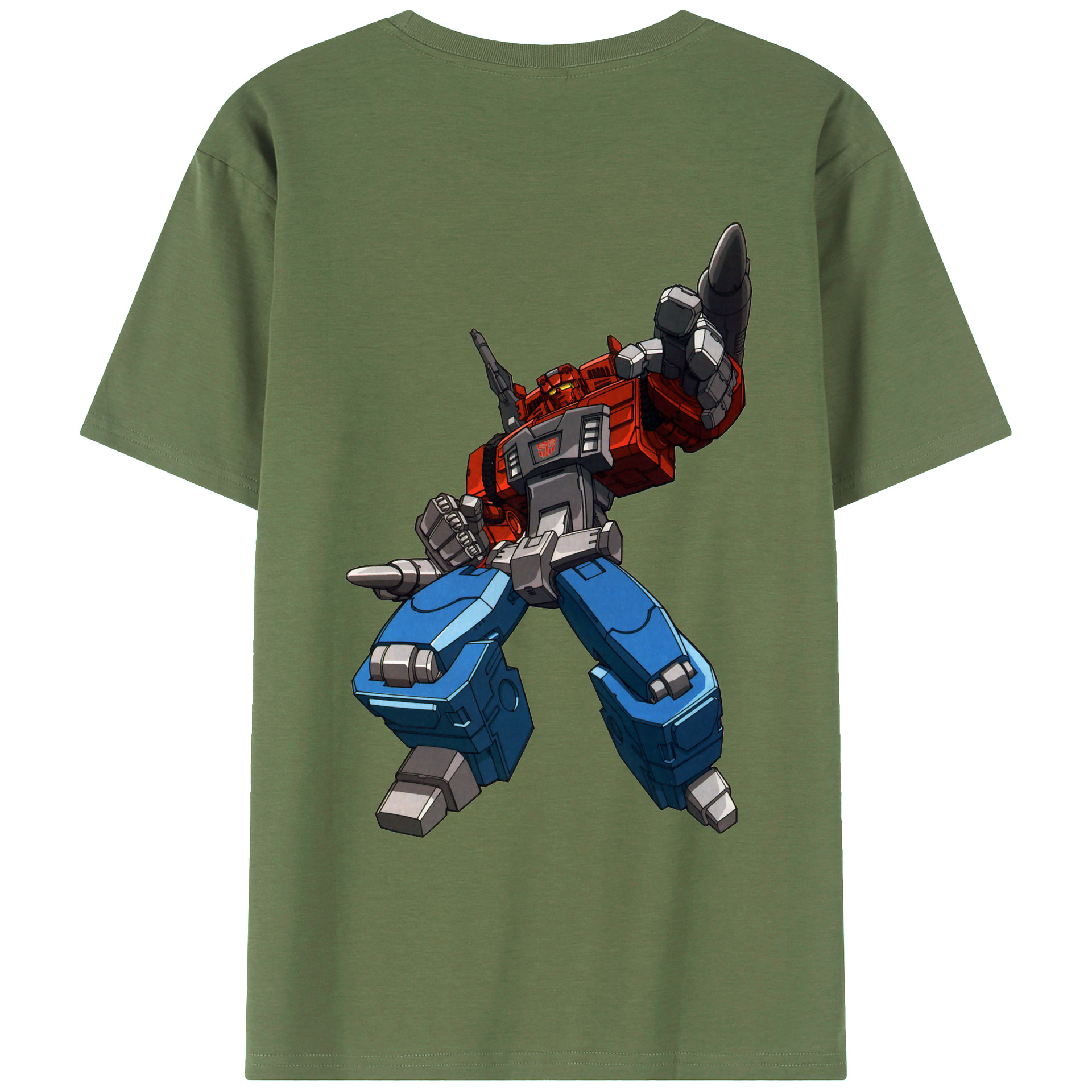 （画像用）  綿100％ メンズ半袖Tシャツ（バックプリント） 通気性